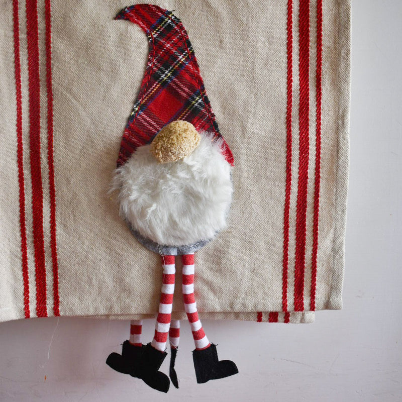 Christmas gnome patch work table runner